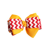 USC Trojans Cardinal And Gold Wise Loop with Knot Hair Clip